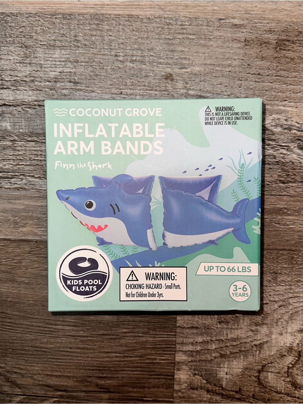 Shark Inflatable Arm Bands - Blue